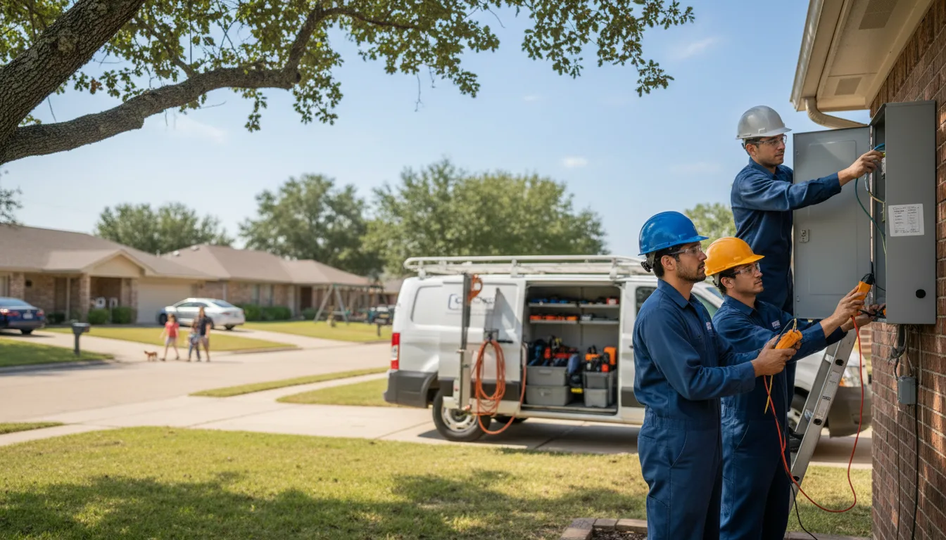 Certified electrician providing emergency electrical services in Caraway, AR
